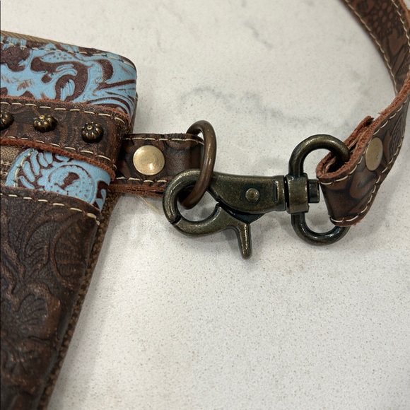 Myra-AZURE AESTHETIC LEATHER & HAIR ON BAG - Picture 11 of 14